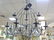 Antique French Wrought Iron 12 Arm Chandelier - 2