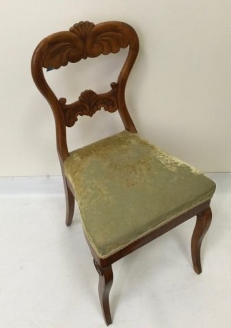Antique 19th C Continental Biedermeier Side Chair (1 of 2)