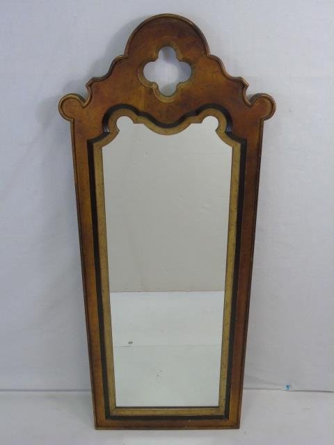 Carved & Gilded Wood Gothic Style Wall Mirror (1 of 3)