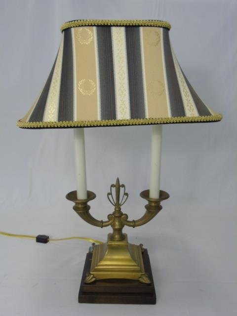 Ormolu French Style Bouillotte Table Lamp (1 of 5)