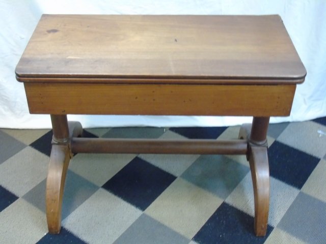 Antique Regency Style Flip Top Console Table (1 of 6)