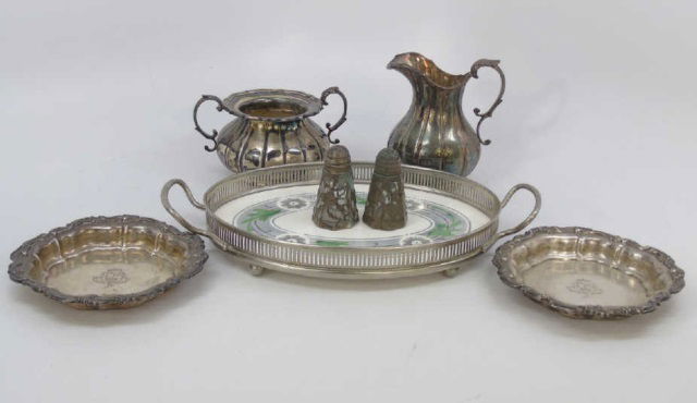 Assorted Sterling & Silver Plate Serving Items (1 of 9)