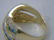 Estate 14kt Yellow Gold Diamond & Spinel Ring - 6