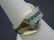 Estate 14kt Yellow Gold Diamond & Spinel Ring - 7
