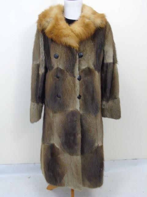 Vintage Patchwork Mink Pucci Silk Lined Fur Coat (1 of 8)