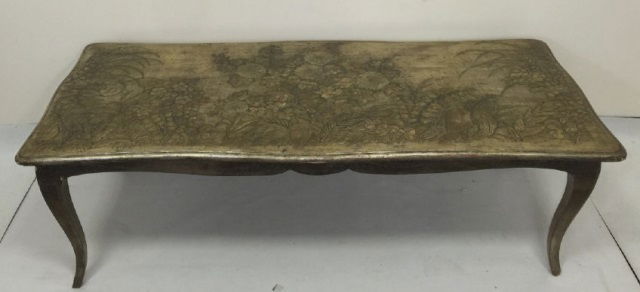 Max Kuehne Signed Polychrome Painted Coffee Table (1 of 8)