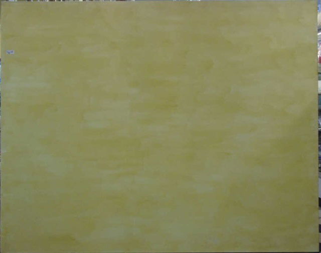 Ford Beckman - Modern Yellow Monochrome Painting (1 of 3)