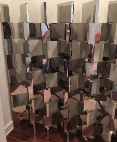 John Lyle Custom Contemporary Modern Chrome Screen (1 of 9)