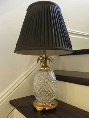 Waterford crystal pineapple lamp deals