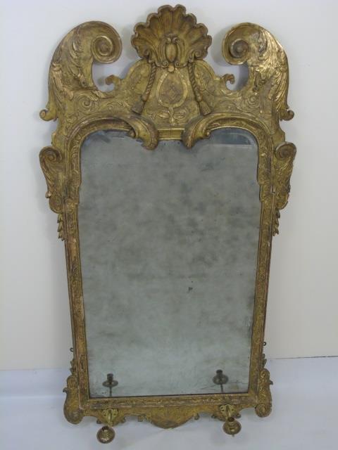 Late 18th / Early 19th C Continental Carved Mirror (1 of 5)
