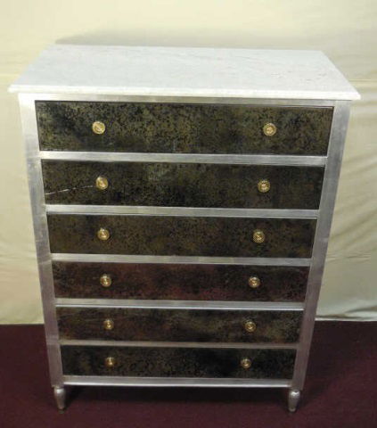 Maison Jansen Mirrored 6 Drawer Dresser (1 of 5)