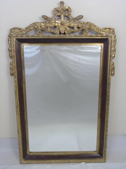 Carved Gilt Wood & Painted Ornate Mirror Frame (1 of 4)