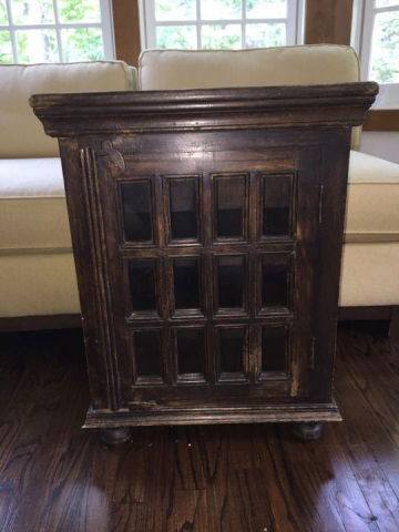 Paned Glass Front Bookcase / Curio Cabinet (1 of 3)