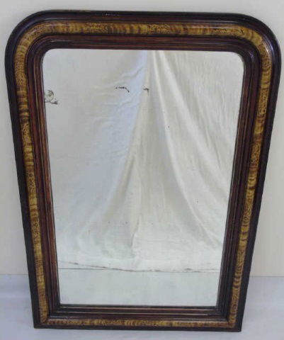 Antique Hand-Painted Louis-Philippe Style Mirror (1 of 3)