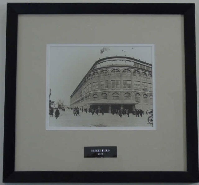 Framed C 1920 Photograph of Ebbets Field (1 of 3)