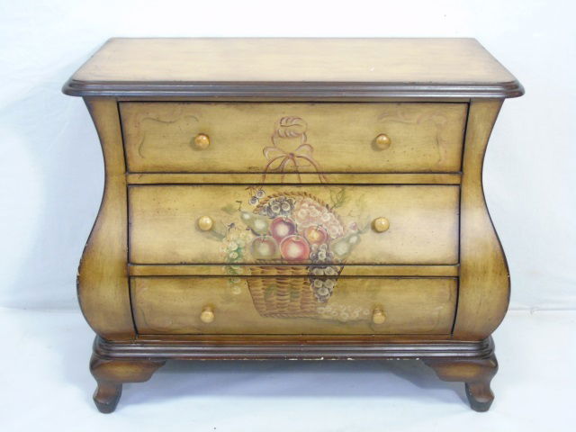 Contemporary Traditional Bombe Chest of Drawers (1 of 5)