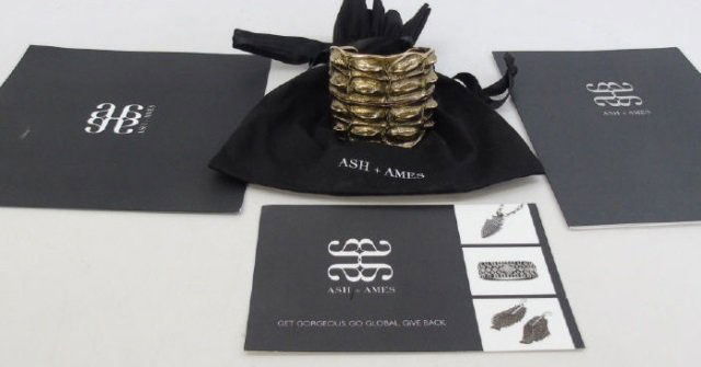 Contemporary Designer Gilt Metal Alligator Cuff (1 of 7)