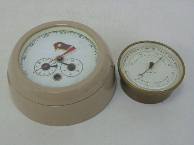 Two Vintage Nautical Clocks - Including Testrite (1 of 7)