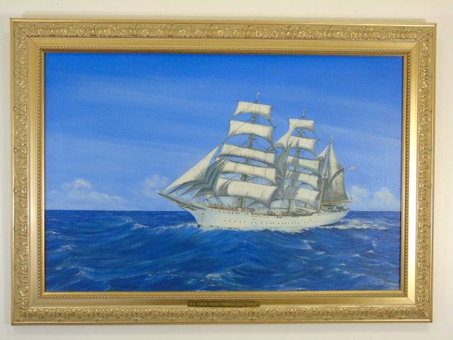 US Coastguard Training Bark Eagle Painting (1 of 5)