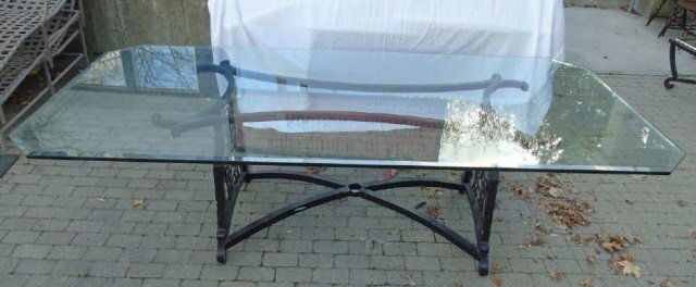 Brown Jordan Outdoor /  Scrollwork Dining Table (1 of 7)