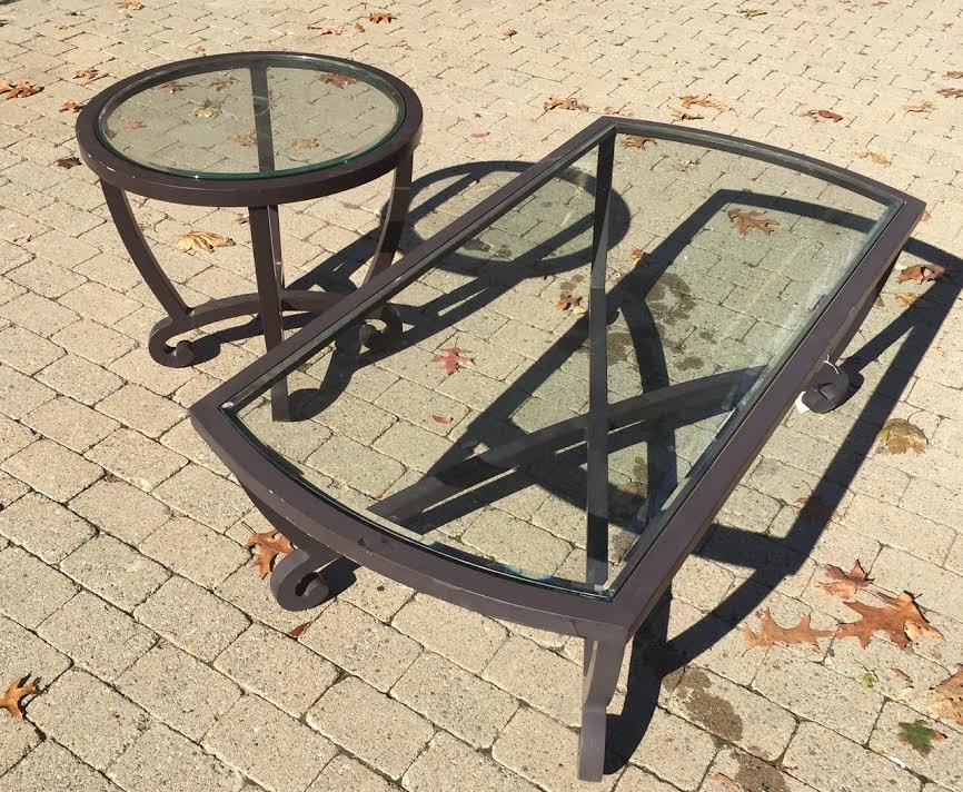Brown Jordan Outdoor Coffee Table & End Table (1 of 4)