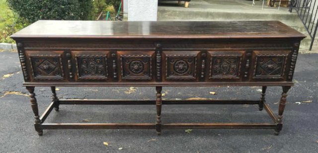 Antique Hathaway Furniture Jacobean Style Console (1 of 7)