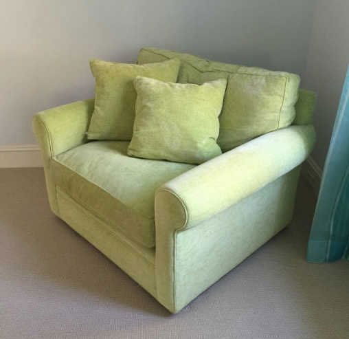 Contemporary Crate & Barrel Oversized Armchair (1 of 3)