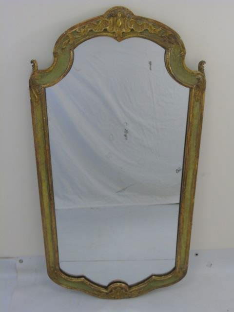 Antique Italian Style Hand Carved Gold Leaf Mirror (1 of 5)