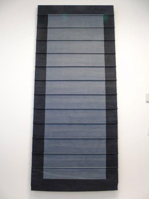 Custom Contemporary Modern Black Suede Curtain (1 of 5)