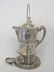 Antique Victorian Silver Plate Pitcher on Stand