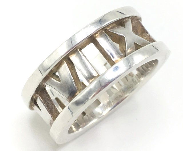 Tiffany & Co Atlas Open Wide Sterling Silver Ring (1 of 6)