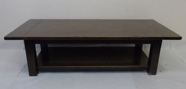 Contemporary Traditional Plank Wood Coffee Table (1 of 3)