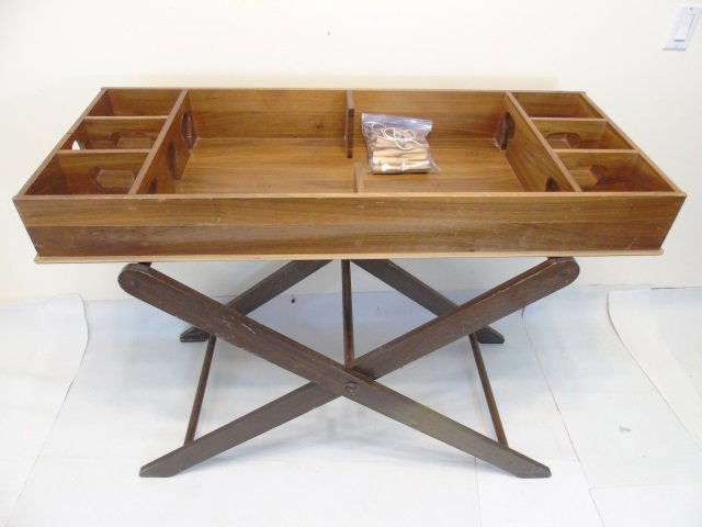 Vintage Skittles Game Table made by Berea College (1 of 7)