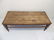Rustic Country Pine Coffee Table w Metal Hardware - 3