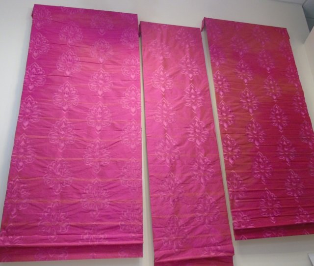 3 Custom Contemporary Pink Curtains by Kravet (1 of 5)