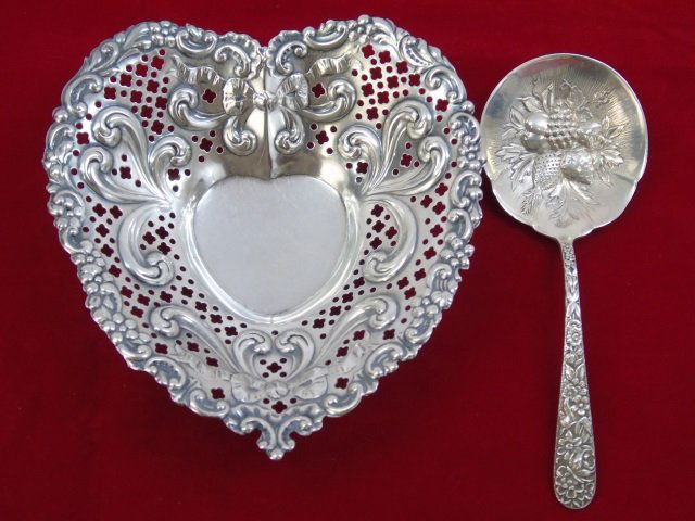 Gorham Sterling Silver Reticulated Dish Kirk Spoon (1 of 8)