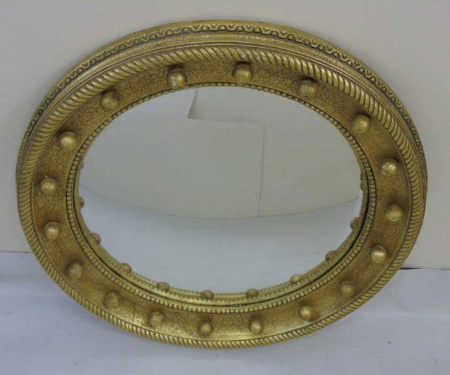 Contemporary Gold Leaf American Empire Mirror (1 of 4)