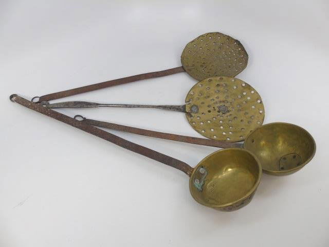 4 Antique Early American Forged Kitchen Utensils (1 of 5)