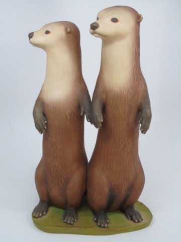 Laszlo Ispanky Porcelain Bisque Weasels (1 of 4)