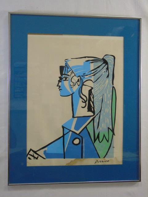 Vintage Pablo Picasso Framed Print (1 of 2)