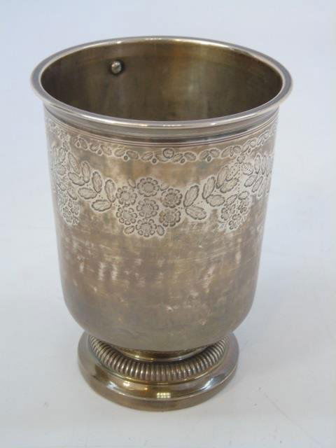 Antique Continental 19th C Silver Vase (1 of 4)