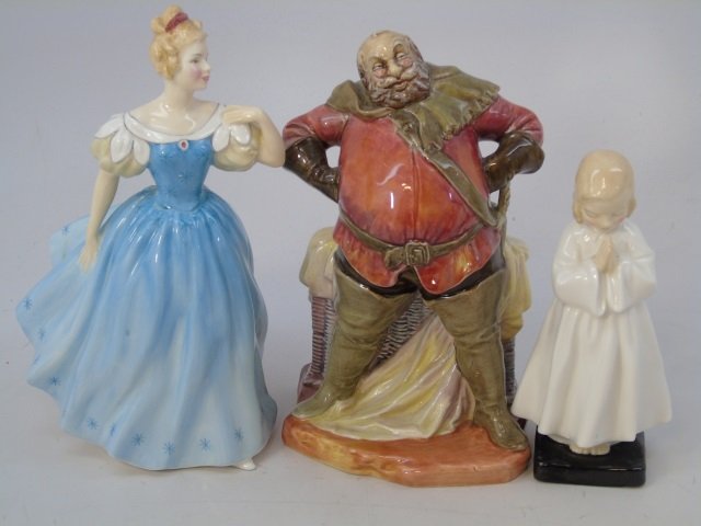 Group of Royal Doulton Porcelain Figurine Statues (1 of 4)