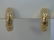 Estate Pair 14k Yellow Gold Diamond Hoop Earrings