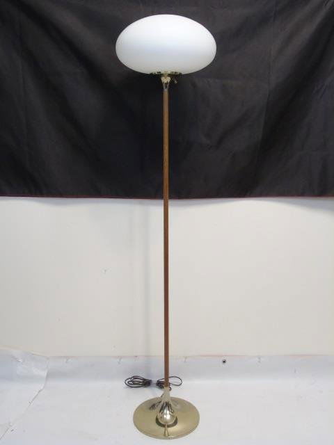 Mid Century Modern Brass & Glass Lamp (1 of 4)