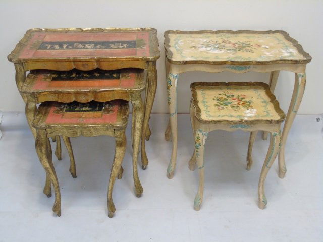 Group of Assorted Italian Made Nesting Tables (1 of 4)