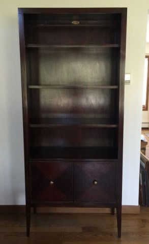 Contemporary Traditional Open Shelf Bookcase (1 of 3)