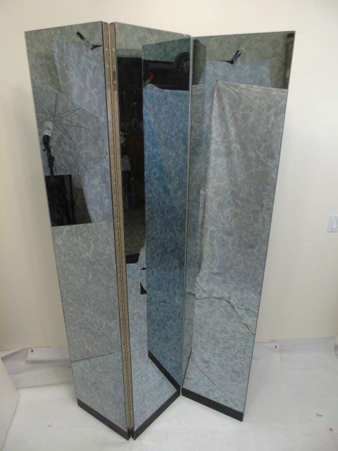 Vintage Hollywood Regency Mirrored Room Screen (1 of 4)