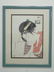 Framed Print of a Japanese Beauty by Ohmiya 1987