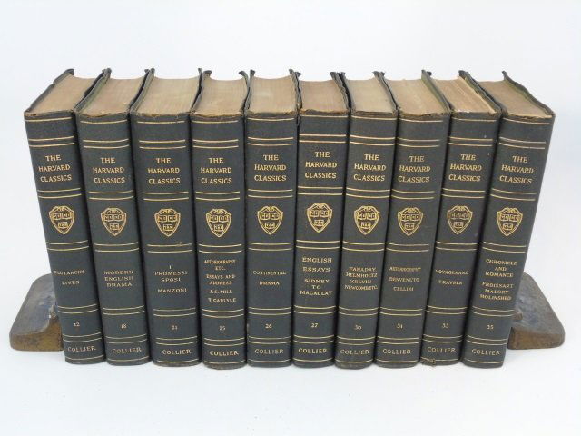 Antique Book Collection Harvard Classics 10 of 30 (1 of 3)