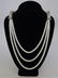 Multi Strand Pearl & Tibetan Style Silver Necklace